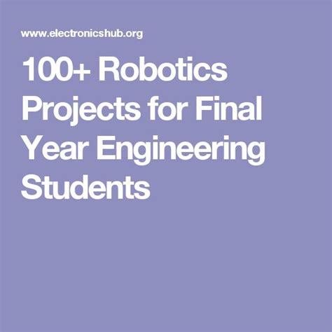 Image result for Robotics Engineering Projects