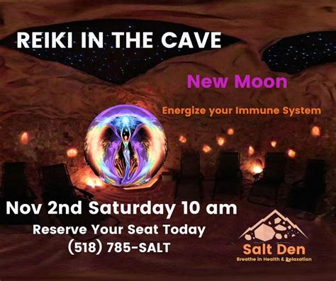 Reiki in the Cave - New Moon, The Salt Den, Latham, 2 November 2024 ...