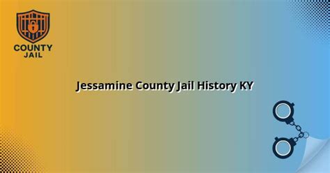 Jessamine County Jail History KY