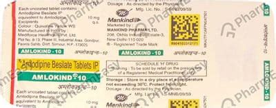 Amlokind 10 MG Tablet (10): Uses, Side Effects, Price & Dosage | PharmEasy
