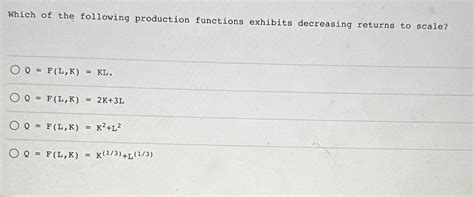 Production Functions 的图像结果
