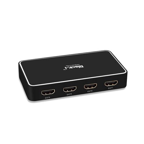 Black-i 4K HDMI Splitter: 1x4 Distribution for Enhanced Visuals"