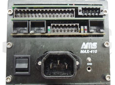 ADVANCE MICRO SYSTEMS MAX-410 STEPPER MOTOR DRIVER 120V 50/60HZ - PLC Toolbox Supply