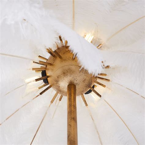 Madison Feathered Floor Lamp - Napoleon Bay