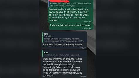 Manager gets angry over unavailability of employee on weekend demands ...