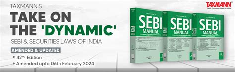 Buy Taxmann's SEBI Manual (Set of 3 Vols.) – Compendium of the ...