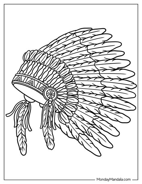 20 Native American Coloring Pages (Free PDF Printables)