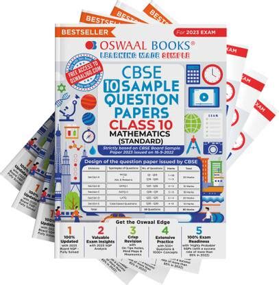 OSWAAL Cbse English, Science, Social Science & Math For Class 10 Sample ...