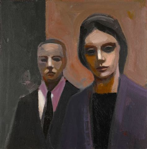 Bonhams : James Weeks (1922-1998) Double Portrait, 1964-65 27 3/4 x 27 ...