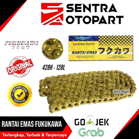 Jual Rantai rante emas gold ukuran 428 128 hsbt fukukawa - Jakarta ...