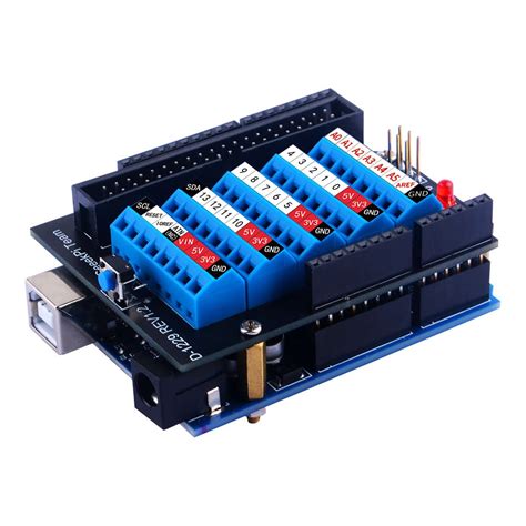 Buy GeeekPiArduino Screw Terminal Hat for Arduino UNO, GPIO Screw ...