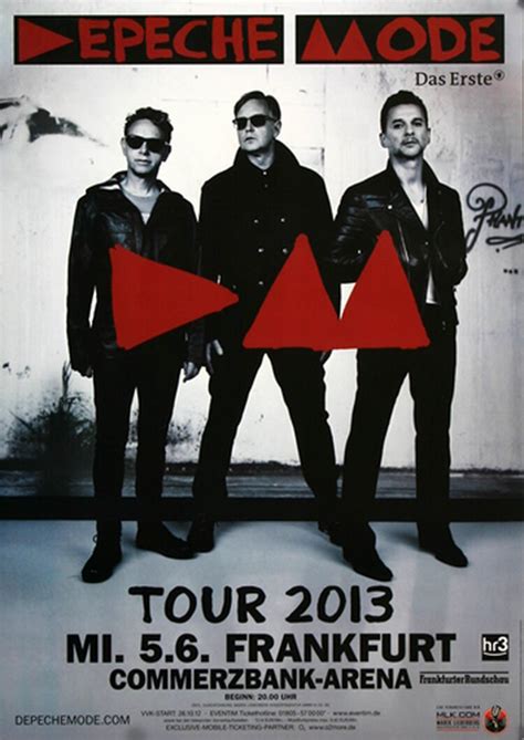 Depeche Mode - Frankfurt, Frankfurt 2013 - Konzertplakat, 22,90