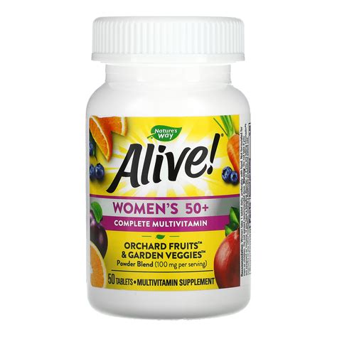 Nature's Way, Alive! Women's 50+ Complete Multivitamin, 50 Tablets - iHerb