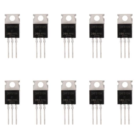 BOJACK IRF510 MOSFET Transistors IRF510N 5.6A 100V N-Channel Power ...