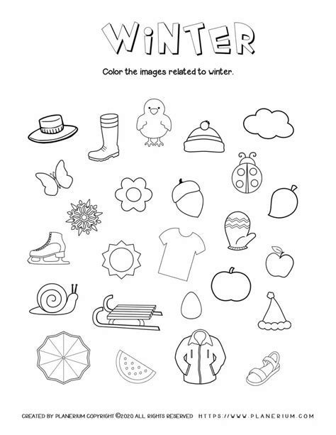 Free Printable Preschool Winter Worksheets at Carisa Macaulay blog