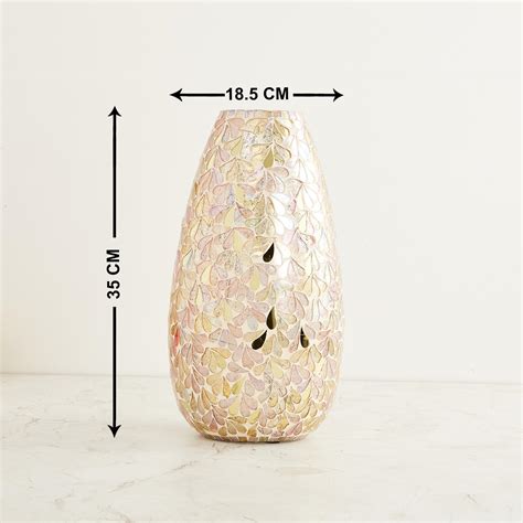 Buy Fiesta Jairo Mosaic Textured Vase from Home Centre at just INR 1799.0
