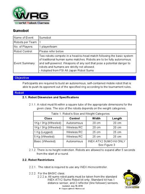 Image result for SumoBot Examples