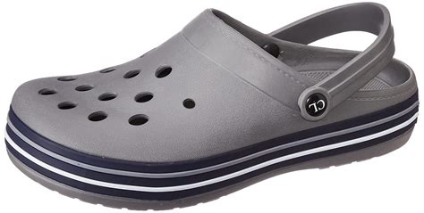 Buy Carlton London Men's Dark Grey Clogs 6 UK (CL-ZT-M-102) at Amazon.in