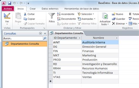 Consultas En Access 的图像结果