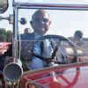 HW Bhatnagar with his Wolsley 10HP during the Vintage '21 Gun Salute ...