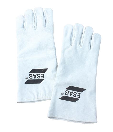 ESAB Buddy Leather Welding Hand Gloves- Heat, Spatter Resistance ...