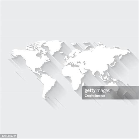 Flat World Map with Countries 的图像结果