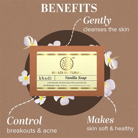 Khadi Natural Vanilla Soap Combo Pack Of 5 – 125gm Each