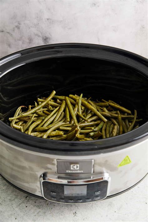 Slow-Cooker Green Beans - About a Mom