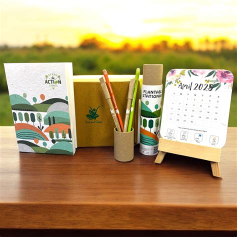 Sow and Grow Jute Bag Collection: Plantable Calendar 2025, Diary, 2+2 ...