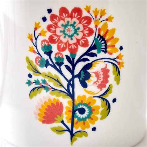 Buy Corsica Mandarin Set of 6 Bone China Print Mugs - 230ml from ...