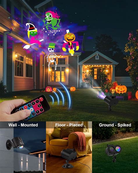 COOLWUFAN 2025 Upgrade Halloween Christmas Projector Lights India | Ubuy