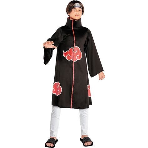 Inspirit Designs Naruto Kids' Akatsuki Robe Halloween Costume Robe ...