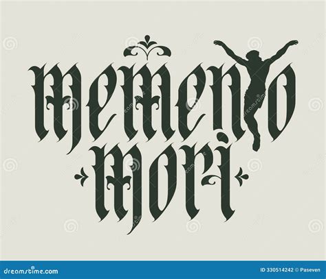 Memento Mori with Crucified Jesus Christ Stock Vector - Illustration of cross, classic: 330514242