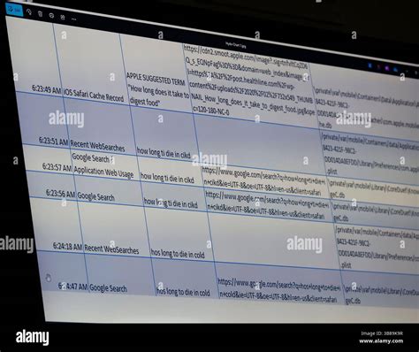 Cell phone data taken from Jennifer McCabe's cell phone recovered by ...