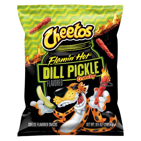 Cheetos Crunchy Flamin' Hot Dill Pickle 8.5oz - Delivered In As Fast As ...