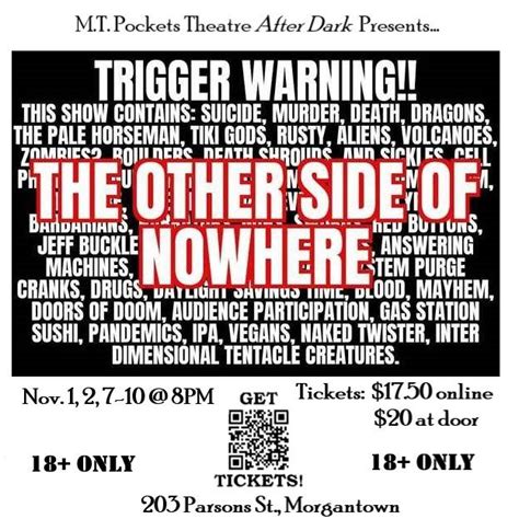 The Other Side of Nowhere, 203 Parsons Street, Morgantown, WV, United ...