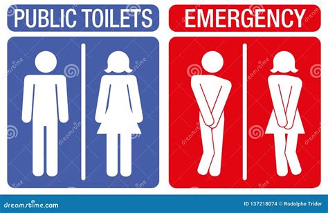 Panel Concept Illustrating an Urge To Pee Stock Vector - Illustration of logo, icon: 137218074