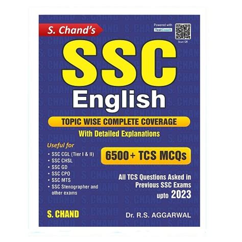 SSC English 6500+ TCS MCQs | Topicwise Coverage | By Dr. R.S Aggarwal ...
