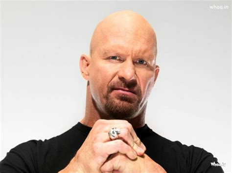 Steve Austin Black T-Shirt Angry Face Closeup HD Wallpaper