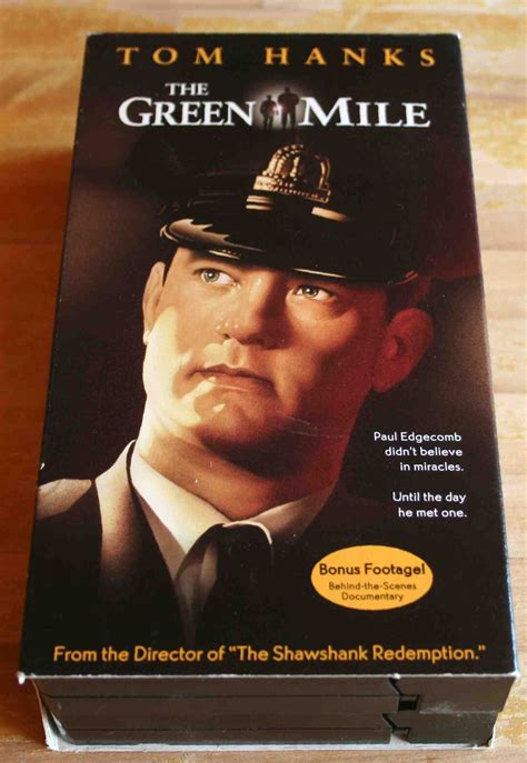 The Green Mile, 1999 (vhs)--michael Clark Duncan, Tom Hawks, David ...