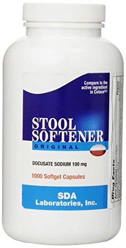 SDA Laboratories Docusate Sodium Softgel Capsule, India | Ubuy