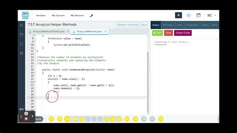 7.3.7 ArrayList Helper Methods Asnwers 的图像结果