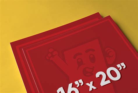 16″ x 20″ Poster Printing - MightyPosters - Free Shipping