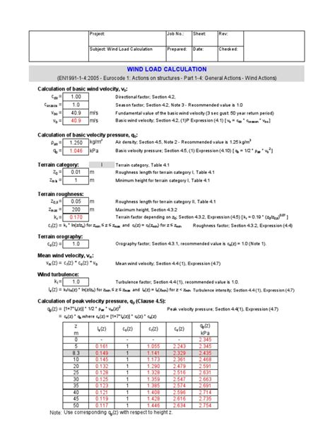 Wind Load in Eurocode 的图像结果
