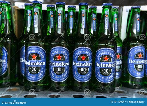 Tyumen, Russia-July 12, 2020: Heineken Non-alcoholic Beer on the ...