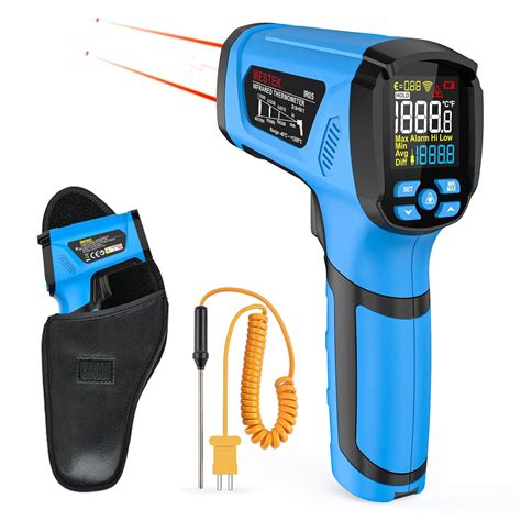 MESTEK Infrared Thermometer Temperature Gun, -40â„‰ to 2192â„‰ Dual ...