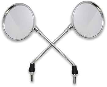 KOHLI BULLET ACCESSORIES Manual Rear View Mirror Chrome for Royal ...