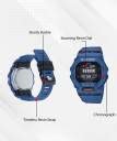 CASIO GBD-200-2DR G-Shock Dial Blue Resin Strap Digital Watch - For Men ...