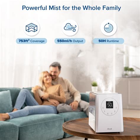 Snapklik.com : LEVOIT LV600S Smart Warm And Cool Mist Humidifiers For Home Bedroom Large Room