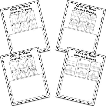 Cinco de Mayo Directed Drawing Activity for Including Art in any Subject